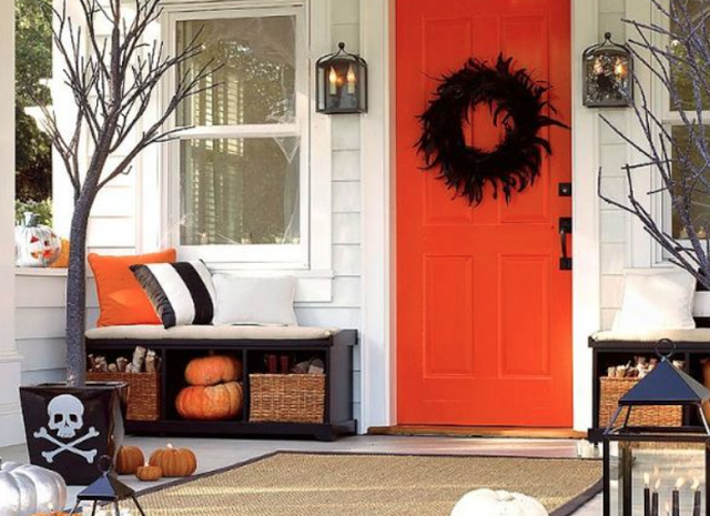 halloween front porch decorations
