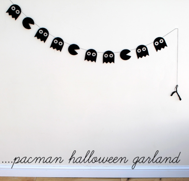 Pacman Halloween Garland