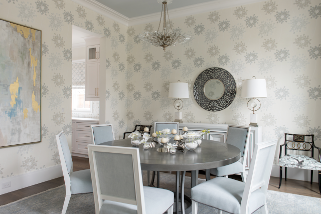 wallpaper modern dining room