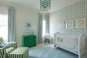 Modern Nursery - Traci Connell Interiors