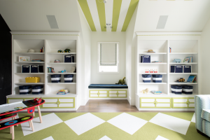 modern green playroom traci connell interiors