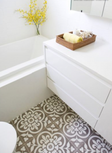 patterned floor tile - TCI